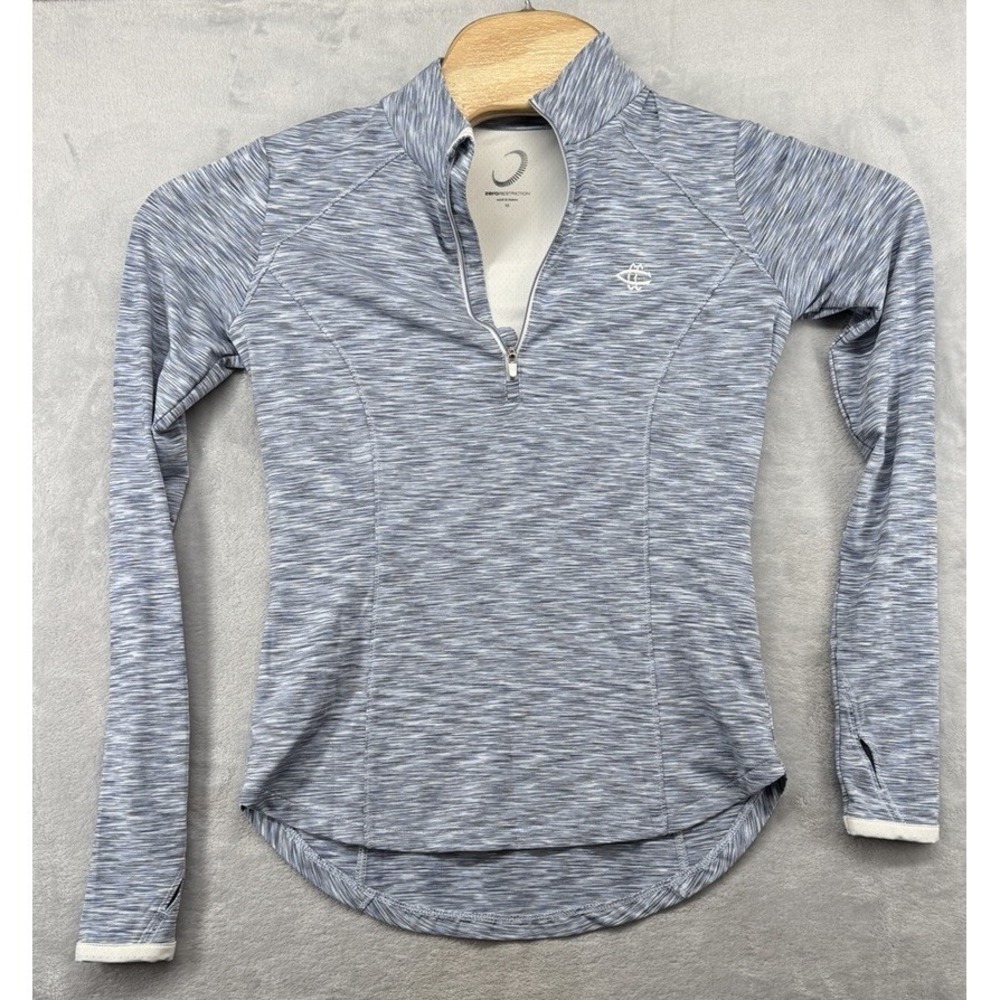 Zero Restriction Women's Shae 1/4 Zip LS‎ Blue Charlotte CC Women's Size XS